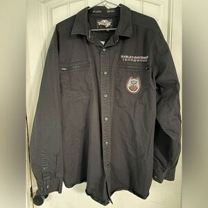 Harley-Davidson Men's Black 105th Anniversary Embryos Shirt 3XL